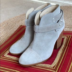 Rag bone harrow grey boots 37 7 7.5